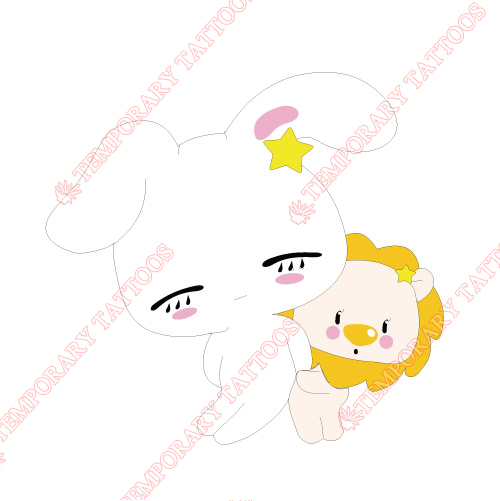 Rabbit Customize Temporary Tattoos Stickers NO.8947